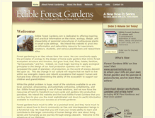 Tablet Screenshot of edibleforestgardens.com
